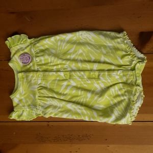 3/$10 - green & white romper